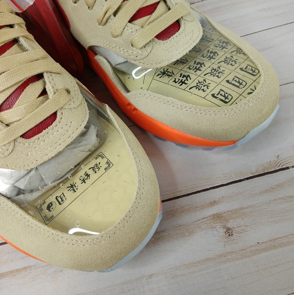 Nike Air Max 1 x CLOT Kiss Of Death Red Orange Blaze Sneakers - Picture 7 of 15